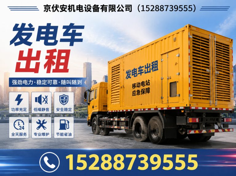 舟山发电车租赁展示图